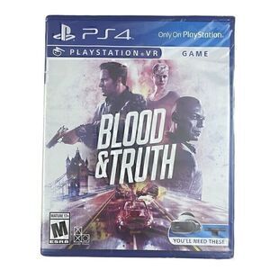 Blood and Truth Playstation VR Video Game